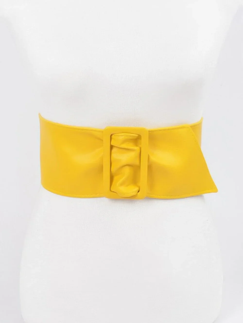 Faux Leather Waist Belt